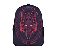 kaiyun LoupSacs À Dos Pour Enfants École,Faune sauvage Grande Capacité Adolescents Sac À Garçons Filles Voyage 16 inch