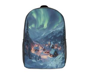 kaiyun Magical Lumières du Nord Sac À Dos Enfants - Garçons Filles Village Voituretable Scolaire Adolescents Bon Pour L'école Et Les Voyages 17inch