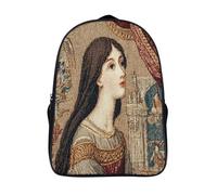 kaiyun Manuscrit enluminé médiéval, princesse Sac À Dos Cartable BackpacK Scolaire Enfants Portable Léger Et Design Respirant Unisexe 16 inch College Pack