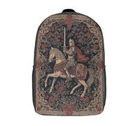 kaiyun Medieval Chevalier à chevalback, Holding Sword Sac À Dos D'école Imprimé 3D Sac À Unisexe Pour Enfants/étudiants/Adultes 17inch