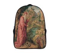 kaiyun Moïse brandissant un bâton entouré d'un serpent Ça Sacs À Dos Étudiant Cartables Scolaires 3D Imprimé Sacs D'école Pour Garçons Filles 16 inch