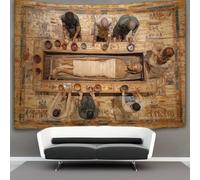 kaiyun Momies de l'Égypte ancienne Tapisserie Murale Tenture Dortoir Chambre Salon 180cmx230cm