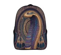 kaiyun Motif cobra de l'Égypte ancienne Sacs À Dos,3D Imprimé Étudiant Cartable Garçons Filles Livre Sac Pour Maternelle Ou Primaire 16 inch