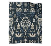 kaiyun Motif Inuit - Couverture Chaude Polyvalente pour Canapés, Édredon De Lit De Voyage Douce Et,60x80inch(150x200cm)