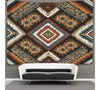 kaiyun Motif tribal aztèque, bohème, style sud-ouest Tapisserie Suspendu Au Mur Chambre À Coucher,salon,dortoir,esthétique,décoration Murale 130cmx150cm