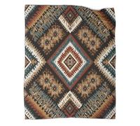 kaiyun Motif Tribal aztèque, Style bohème du Sud-Ouest Est Douce,Confortable Et Chaude, Couverture Jetée Motif 3D,Le Lit Adapté Aux Adultes Et Aux Adolescent 50x60inch(127x152cm)