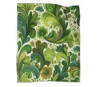 kaiyun Motifs Floraux et ondulés tournants, Couverture De Canapé,Édredon Mignonne avec Motif Personnalisée 60x80inch(150x200cm)