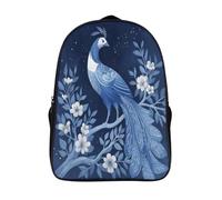 kaiyun Oiseau de feu folklorique slave Cartable Branches de fleurs du ciel étoilé Imprimé 3D Sac À Dos Pour Ordinateur Portable Unisexe Pour Enfants/étudiants/Adultes 16 inch