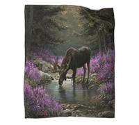 kaiyun Orignal mâle in The Forest, Couverture De Canapé,Édredon Mignonne avec Motif Personnalisée 80x90inch(200x230cm)