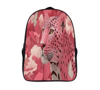 kaiyun Panthère Rose Illustration Sacs À Dos Étudiant Cartables Scolaires 3D Imprimé Style Art Numérique Sacs D'école Pour Garçons Filles 16 inch