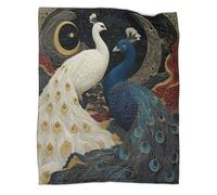 kaiyun Paon and Celestial Elements - Couverture Chaude Polyvalente pour Canapés, Édredon De Lit De Voyage Douce Et,60x80inch(150x200cm)