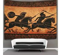 kaiyun Peinture de Grecs comChauve-souristant les Troyens Tapisserie 3D Tenture Murales Décorations Pour La Maison Pour La Chambre 180cmx230cm