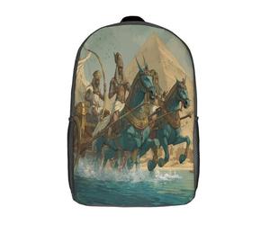 kaiyun Pharaon de l'Égypte antique sur son char Sac À Dos Enfants - Garçons Filles Cartable Scolaire Adolescents Bon Pour L'école Et Les Voyages 17inch
