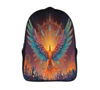 kaiyun Phénix, danse dans une ambiance festive Sacs À Dos,imprim É 3D Cartable Sac Mode Pour Maternelle Ou Primaire 16 inch