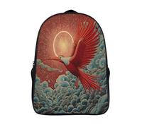 kaiyun Phénix Flying in The Coucher de soleil Sacs À Dos Pour Étudiant,Mignonne Décontracté Pour Garçons Filles Cartable Scolaire 16 inch