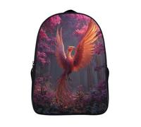 kaiyun Phénix in The Magic Forest Sacs À Dos Étudiant Cartables Scolaires 3D Imprimé Sacs D'école Pour Garçons Filles 39x29x16cm