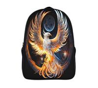 kaiyun Phénix Sac À Dos Filles Cartable Enfants Garçons 16 inch Grande Capacité Adolescents Vol Before The Lune Sac De Voyage Scolaire Poids Léger