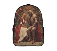 kaiyun Princessee et chevalier Sac À Dos,Sac Scolaire Enfant Ado Camping,Voyage Cartable Scolaire, Sacs Scolaires,16 inch