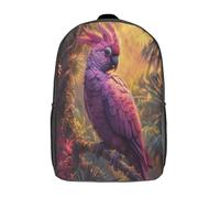 kaiyun Purple OiMeru of Paradise Sac À Dos Tropical Forêt Voituretable Scolaire Boucle De Réglage Sac A Dos Filles Garçons Pour Enfants Mignon Sac Scolaire 17inch