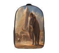 kaiyun Pyramidees of Giza Sac À Dos Enfants - Garçons Filles Mammouth Voituretable Scolaire Adolescents Bon Pour L'école Et Les Voyages 17inch