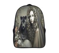 kaiyun Reine Sac À Dos Enfants - Garçons Filles Jaguar noir Cartable Scolaire Adolescents Bon Pour L'école Et Les Voyages 16 inch