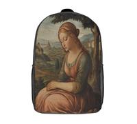 kaiyun Renaissance italienneSacs À Dos Pour Enfants École,Femme Portraiture Grande Capacité Adolescents Sac À Garçons Filles Voyage 17inch