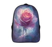kaiyun Rose éclatante Sac À Dos Enfant Garçon Et Fille Cartable,Arrière-plan de nébuleuse De Sac Dos De Grande Capacité Les Bon Pour L'école Et Les Voyages 16 inch