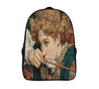 kaiyun Sac À Dos Archer bandant son arc, style manuscrit médiéval Pour Enfants,Cartable École Garçons Filles,Sac De Sport Rucksack Réglables Avec Poche 16 inch