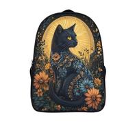 kaiyun Sac À Dos Charming Black Discussion Pour Enfants,Cartable École Garçons Filles,Art de l'Égypte ancienne,Sac De Sport Rucksack Réglables Avec Poche 16 inch