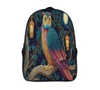 kaiyun Sac À Dos Chouette Perched on An Old Tree Branche Pour Enfants,Cartable École Garçons Filles,Diamond Peinture Style,Sac De Sport Rucksack Réglables Avec Poche 16 inch
