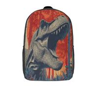 kaiyun Sac À Dos Dinosaure Screaming on Forêt Background Pour Enfants,Cartable École Garçons Filles,Sac De Sport Rucksack Réglables Avec Poche 17inch