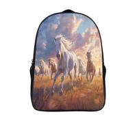 kaiyun Sac À Dos Grandes plaines Pour Enfants,Voituretable École Garçons Filles,Wonder Cheval,Sac De Sport Rucksack Réglables Avec Poche 16 inch