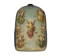 kaiyun Sept anges Sacs À Dos,Brûle-encens en équilibre Cartable Avec Boucle De Réglage Pour Garçons Et Filles,17inch Léger Décontracté Sac De Voyage