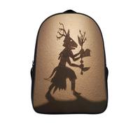 kaiyun Silhouettes de danseurs mayas, théâtre d'ombres Sac À Dos Enfants - Garçons Filles Cartable Scolaire Adolescents Bon Pour L'école Et Les Voyages 16 inch