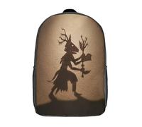kaiyun Silhouettes de danseuses mayas et de théâtre d'ombres Sac À Dos Filles Cartable Enfants Garçons 17inch Grande Capacité Adolescents Sac De Voyage Scolaire Poids Léger