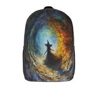 kaiyun Sorcière Voituretable Monde des Sorciers Imprimé 3D Sac À Dos Pour Ordinateur Portable Unisexe Pour Enfants/étudiants/Adultes 17inch