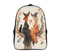 kaiyun Sorcières tenant des verres remplis de vin rouge Sac A Dos Scolaire, Cartable Fille Garçons Enfant,Adolescent Loisir Voyage Utilisation Quotidienne 16 inch