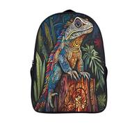 kaiyun Sphénodon de Nouvelle-Zélande Sacs À Dos,Souche d'arbre Cartable Avec Boucle De Réglage Pour Garçons Et Filles,16 inch Léger Décontracté Sac De Voyage