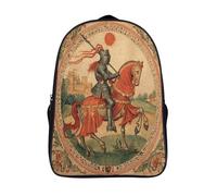 kaiyun Style médiéval Décontractée Sac À Dos Enfants Cartables Chevalier Fille Garçons Sac D'école Pour Scolaire Ou Voyage 16 inch
