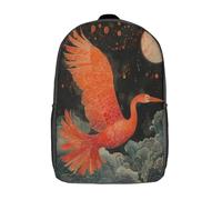 kaiyun Suzaku Sac À Dos Unisexe Loisir Backpack Garçons École Sacs Filles Pleine lune Voituretable Daypacks Adulte Léger 17inch