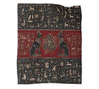 kaiyun Symboles égyptiens,Nouvelle Couverture De Dortoir Style hiéroglyphes Anciens,Douce,Moelleuse,Quatre Saisons,80x90inch(200x230cm)