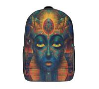kaiyun Symboles égyptiens Sac À Dos Unisexe Loisir Backpack Garçons École Sacs Filles Figure humaine Cartable Daypacks Adulte Léger 17inch