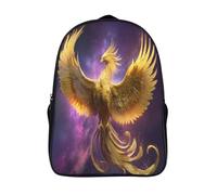 kaiyun The Golden Phénix Spreads Its Wings And Rises Sac À Dos D'écolier,imprimé En 3D, Cartables Scolaires Enfants,Grande Capacité,pour Voyage,léger 39x29x16cm