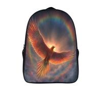 kaiyun The Phénix Flies in The Sky And The Rainbow Is Beautiful Sacs À Dos, Cartable Avec Boucle De Réglage Pour Garçons Et Filles,39x29x16cm Léger Décontracté Sac De Voyage