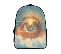 kaiyun The Soleil in My Eyes Sacs À Dos,3D Imprimé Lumière Étudiant Voituretable Garçons Filles Livre Sac Pour Maternelle Ou Primaire 16 inch