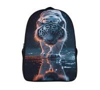 kaiyun Tigre Sac À Dos Enfant Fille Animalsauvage Garçons Adolescents Primaire Avec Boucle De Réglage Cartables Scolaires 16 inch