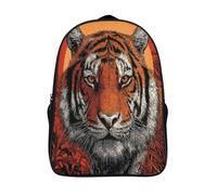 kaiyun Tigre Sacs À Dos Pour Étudiant,Mignonne Décontracté Pour Garçons Filles Cartable Scolaire 16 inch