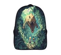 kaiyun Tyrannosaure Rex Voituretable Jungle Imprimé 3D Sac À Dos Pour Ordinateur Portable Unisexe Pour Enfants/étudiants/Adultes 16 inch