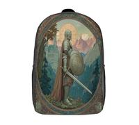 kaiyun Un chevalier avec une épée et un bouclier Sac À Dos Enfant,Léger Mignon Cartable Garçons Filles Étudiant Utilisation Quotidienne Sac 17inch