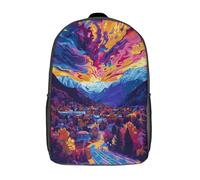 kaiyun Village Sacs À Dos,La Vallée Voituretable Avec Boucle De Réglage Pour Garçons Et Filles,17inch Léger Décontracté Sac De Voyage